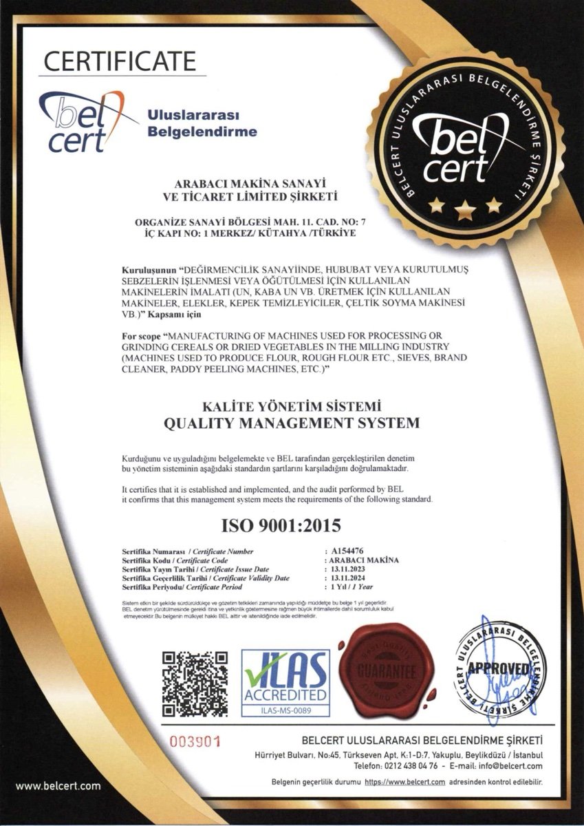 Kalite Yönetim Sistemi / ISO 9001:2015