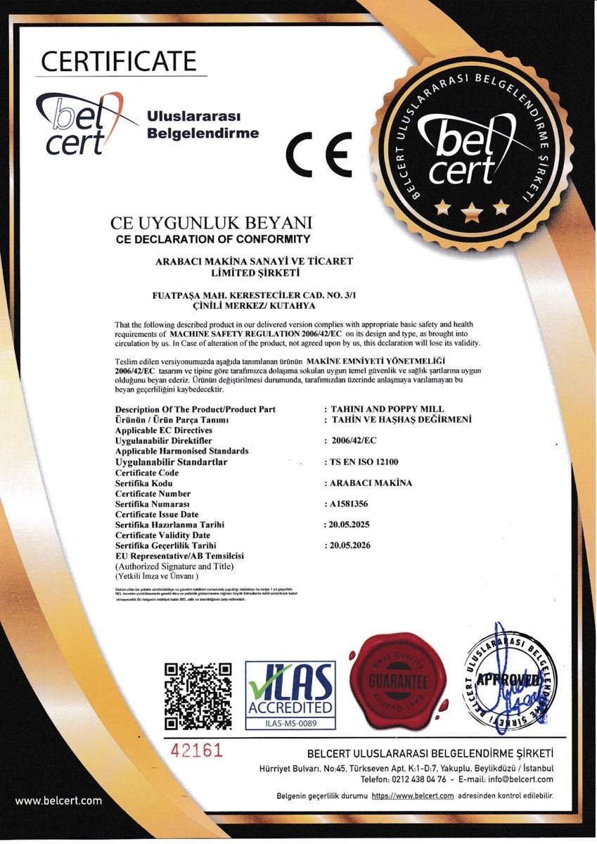 CE Uygunluk Beyanı / CE Declaration of Conformity